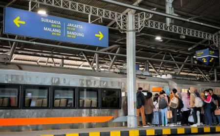 Penumpang ke Yogyakarta Terbanyak di Stasiun Tugu