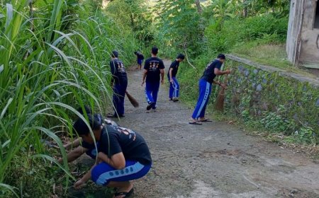 Pelajar SMAN 10 Yogyakarta Mengikuti Bakti Masyarakat di Desa Kepundung Kulonprogo