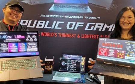 Laptop Asus ROG Lebih Tipis dan Ringan