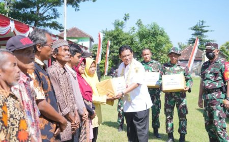 Dandim Klaten Menutup Program TMMD Sengkuyung Tahap I Tahun 2024