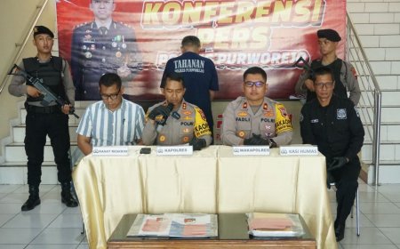 Polres Purworejo Mengamankan Oknum Kades Terlibat Penipuan
