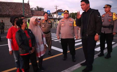 Patroli Subuh, Kapolda DIY Cek Situasi di Jembatan Kretek 2