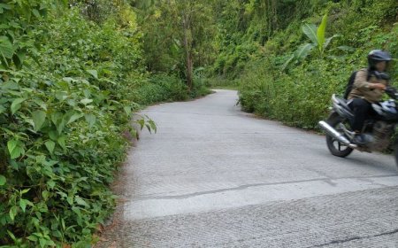 Kanan-Kiri Jurang, Jalan Penghubung Kebumen - Banjarnegara Minim Lampu Penerangan