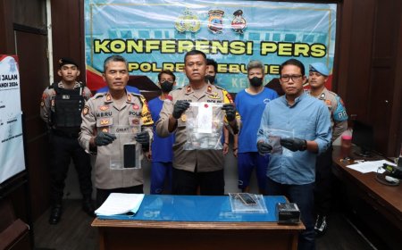 Polres Kebumen Tangkap Empat Pemuda Pesta Sabu