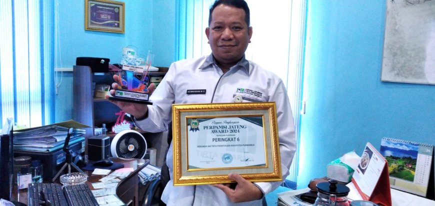 PDAM Purworejo Meraih Perpamsi Jateng Award 2024