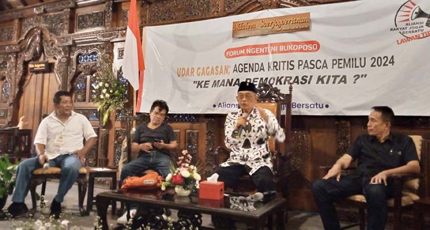 Dari Diskusi “Udar Gagasan : Agenda Kritis Pasca Pemilu 2024, Ke Mana Demokrasi Kita?”, Desakan Turun ke Jalan Menguat