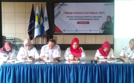 DissosP3APPKB Menggelar FKP Standar Pelayanan Publik