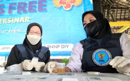BNNP DIY Skrining Pengemudi Angkutan Mudik