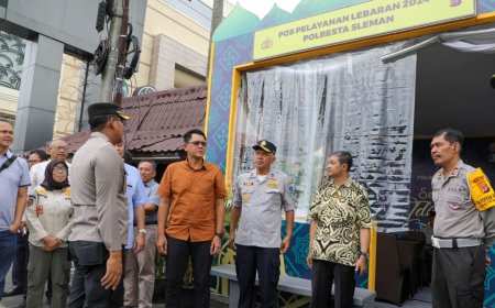 Memastikan Lebaran Aman, Wabup dan Forkopimda Pantau Pos Pengamanan