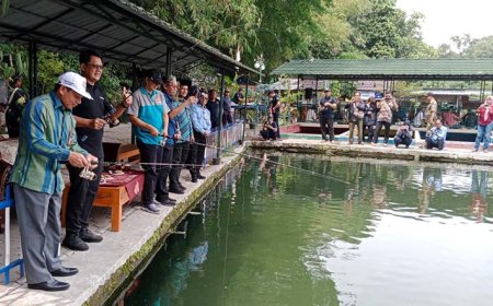 Syawalan, Wartawan Menggelar Mancing Bareng