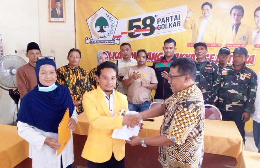 Nurcholis Mendaftar ke DPD Golkar, Siap Dampingi Balon Sleman Satu