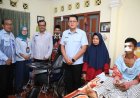 Kecelakaan Kerja, Tenaga Sosial Peroleh Bantuan Kursi Roda
