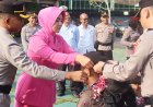 Kapolres Purworejo Melakukan Pembaretan Bintara Remaja