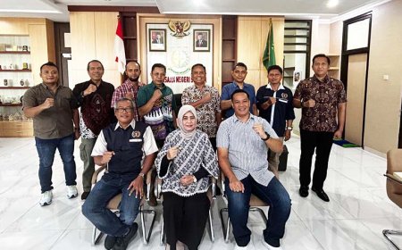 Perkuat Sinergi, Pengurus PWI Sleman Audiensi ke Kejari