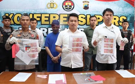 Tersangka Mantan Karyawan Bank, Tiga Kali Jajan Menggunakan Uang  Palsu di Tempat Sama