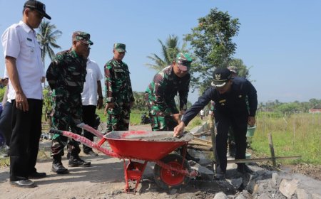 Program TMMD Menggerakkan Roda Perekonomian