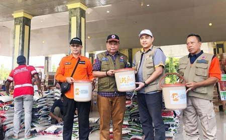 LPS Serahkan Bantuan untuk Korban Banjir dan Tanah Longsor di Kabupaten Luwu