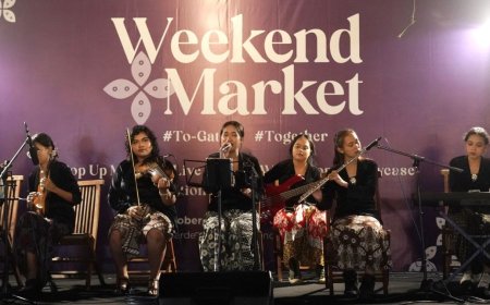 Weekend Market Bergaya Garden Jadi Momen Istimewa