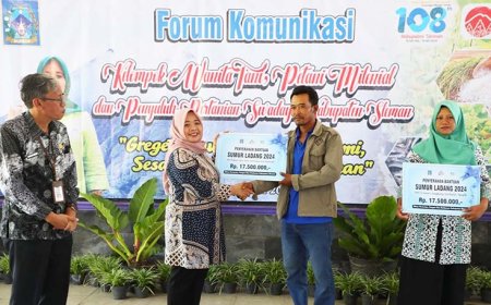 Kustini Apresiasi Semangat Petani Wujudkan Ketahanan Pangan