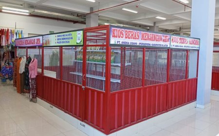 Pedagang Beras di Lantai Tiga Pasar Gedhe Klaten Menutup Usahanya