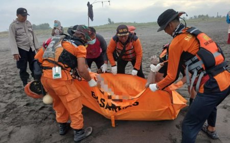 Terseret Ombak di Purworejo Ditemukan Meninggal di Kebumen