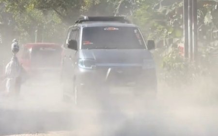 Jalan Penghubung Gombong-Pansela Sebagian Rusak Parah