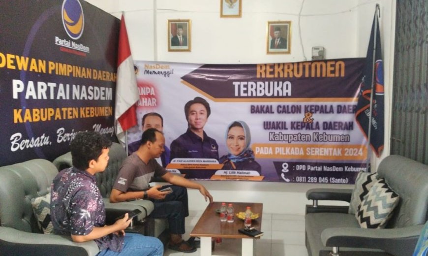 Dua Utusan Bakal Calon Bupati Mengambil Formulir di Partai Nasdem