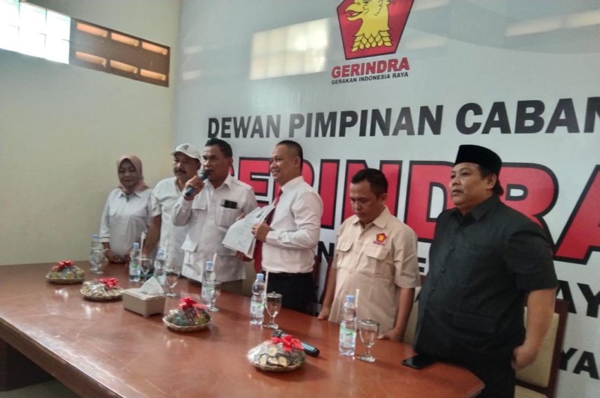 Gerindra Terima Berkas Pendaftaran Arif Sugiyanto