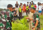 Pencari Rumput Tertabrak Kereta Api di Depan Anaknya