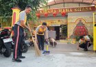 Bakti Sosial Religi Polres Kebumen Kerja Bakti di Rumah Ibadah 