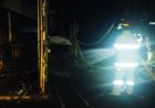 Diawali Letupan Keras, Kandang Terbakar Mengakibatkan Seekor Sapi Betina Bunting Mati