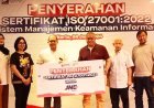 Ramai Peretasan Pusat Data, JNE Raih Sertifikat ISO untuk Sistem Manajemen Keamanan Informasi