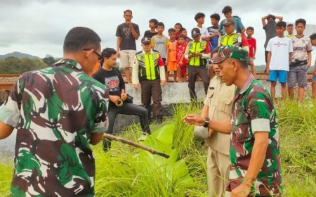 Pencari Rumput Tertabrak Kereta Api di Depan Anaknya