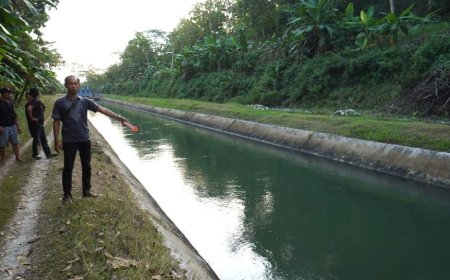 Dua Anak Meninggal Terseret Arus Saluran Irigasi Wadaslintang Kebumen