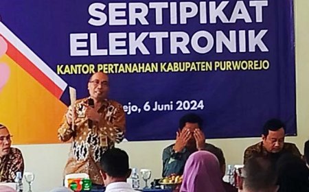 Warga Purworejo Bersiap Beralih Dengan Kepemilikan Sertifikat Tanah Elektronik