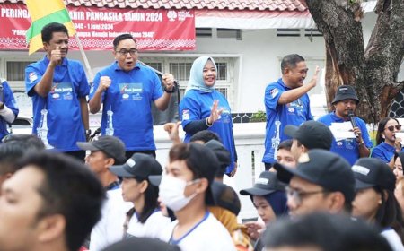 Ribuan Peserta Mengikuti Funwalk Hari BPR BPRS Nasional
