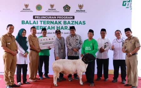 Baznas RI Meluncurkan Balai Ternak di Kulonprogo