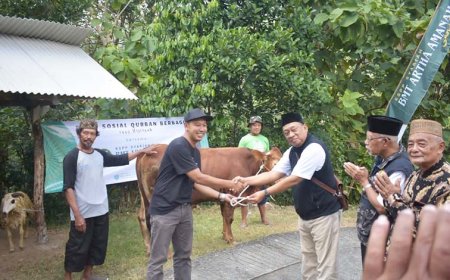 BMT Artha Amanah Sanden Bagikan Hewan Kurban