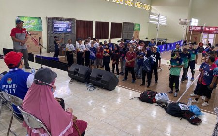 Sebanyak 124 Atlet Tenis Meja Berlaga di Ajang Kejurkab Sleman