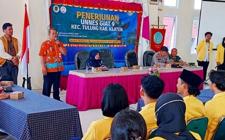 Sekcam Tulung Berharap, Pelaksanaan KKN Mahasiswa UNNES Sesuai Potensi Desa 
