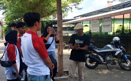 Belajar Aksara Jawa, Mahasiswa dari Berbagai Provinsi Menelusuri Situs Pleret