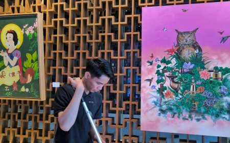 Dua Seniman Muda Yogyakarta Pameran di Artotel Suites Bianti