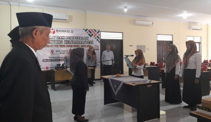 Pengawas Kalurahan Dilantik, 46,7 Persen Perempuan
