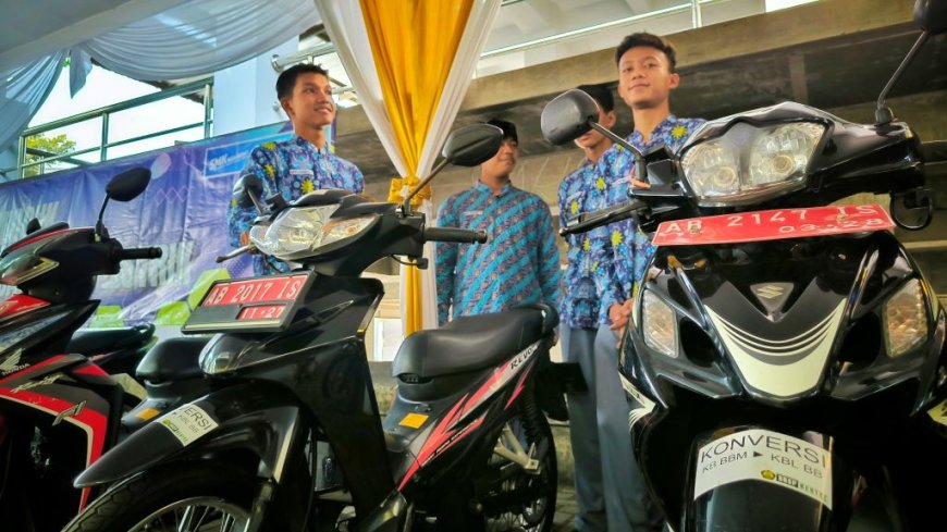 Ratusan SMK Mengikuti Program Konversi Massal Motor Listrik