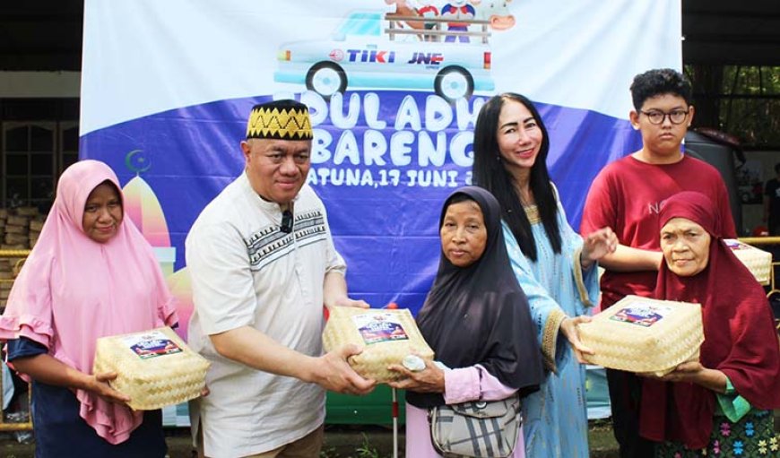 JNE dan TIKI Bagikan Daging Kurban, Pelanggan Rasakan Promo Spesial