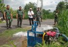 Bermanfaat untuk Irigasi, Dandim Klaten Tinjau Program Pompanisasi di Desa Randusari