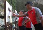 Anggota Polres Kebumen Pemegang Senpi Latihan Menembak