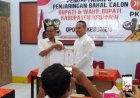 Bakal Calon Bupati Kebumen Arif Sugiyanto Mengembalikan Formulir ke PKS