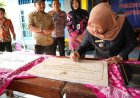 Bupati Sleman Meresmikan Tujuh Hasil Program Padat Karya