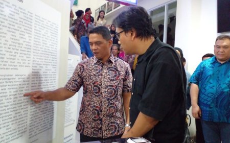 Karya Lukis Polisi dan Seniman Dipamerkan di Polres Bantul
